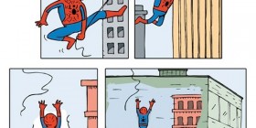 El golpe de Spiderman