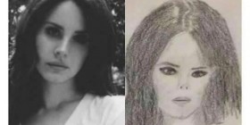 Un dibujo perfecto de Lana del Rey