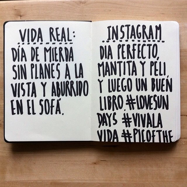 Vida real vs Instagram