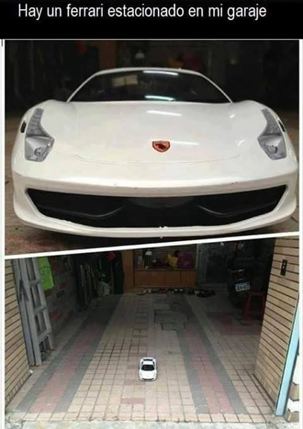 Un Ferrari en mi garaje
