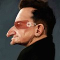 Caricatura de Bono