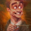 Caricatura de Daniel Radcliffe