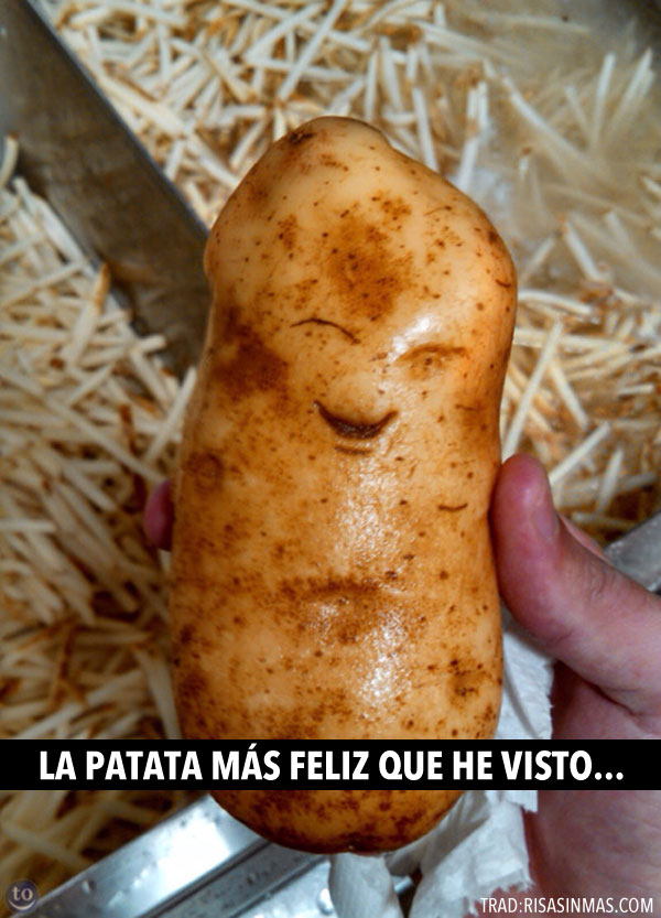 La patata más feliz