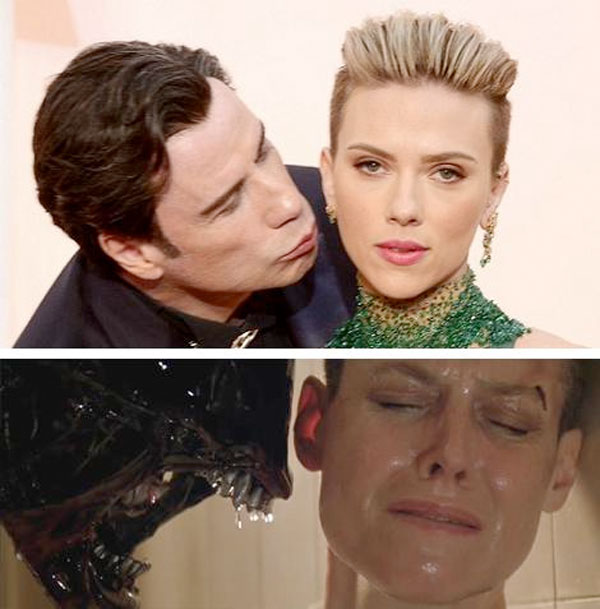 Parecidos razonables: Scarlett Johansson y Aliens