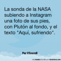 La sonda de la NASA en Instagram