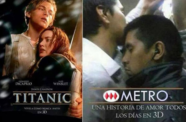 Titanic y Metro: una historia de amor